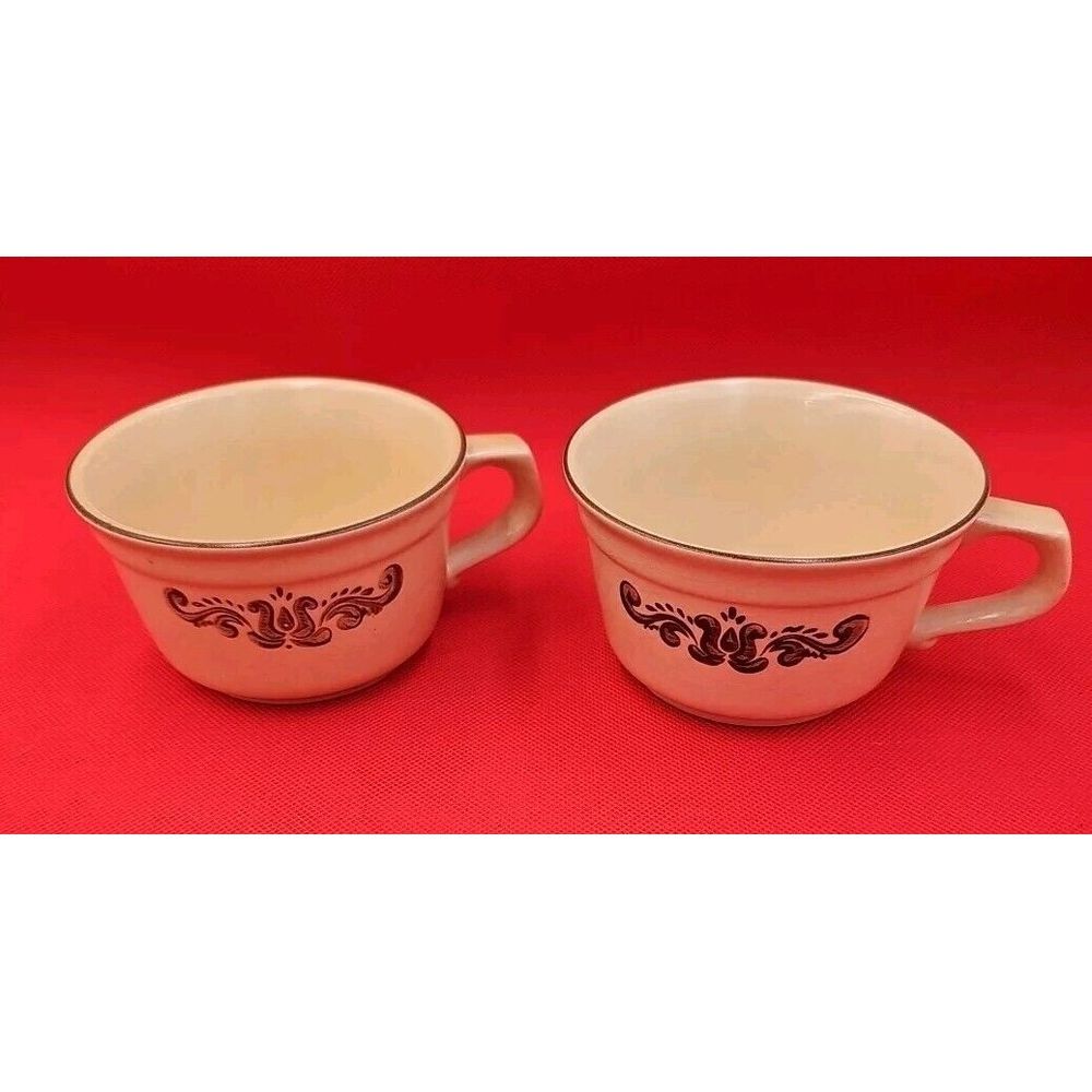 Pfaltzgraff Village Coffee Tea Cup Mug (6-1) Set Of 2 - Picture 1 of 6